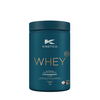 Proteine din Zer Kinetica Whey Protein 1kg Strawberry