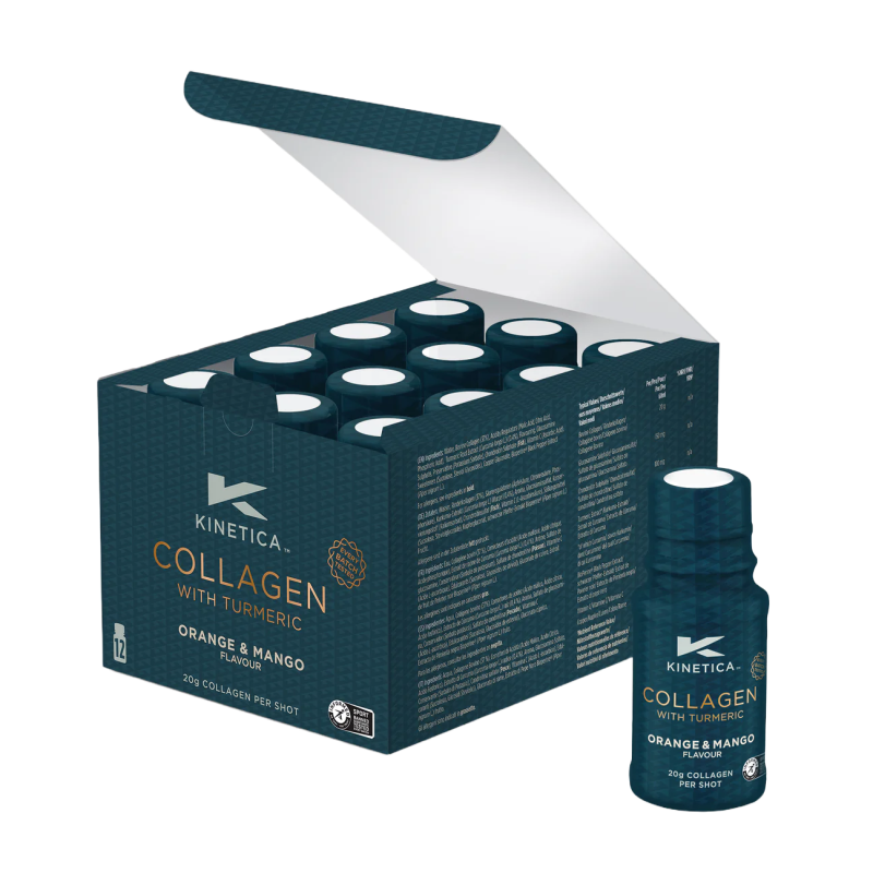 Collagen cu Turmeric Kinetica Shot Orange Mango 12 x 60ml