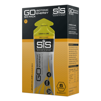 Gel Energizant SiS GO Isotonic Energy Gel Lemon Lime 60ml 6 Pack