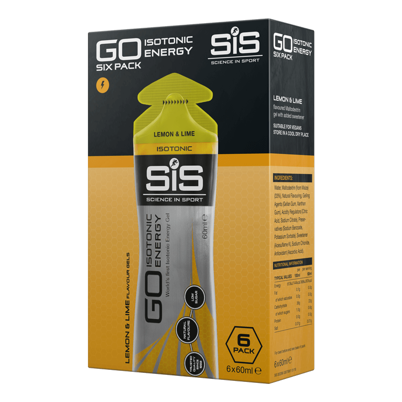 Gel Energizant SiS GO Isotonic Energy Gel Lemon Lime 60ml 6 Pack