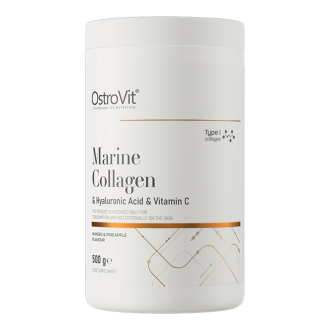 OstroVit Colagen Marin + Acid Hialuronic + Vitamina C 500g