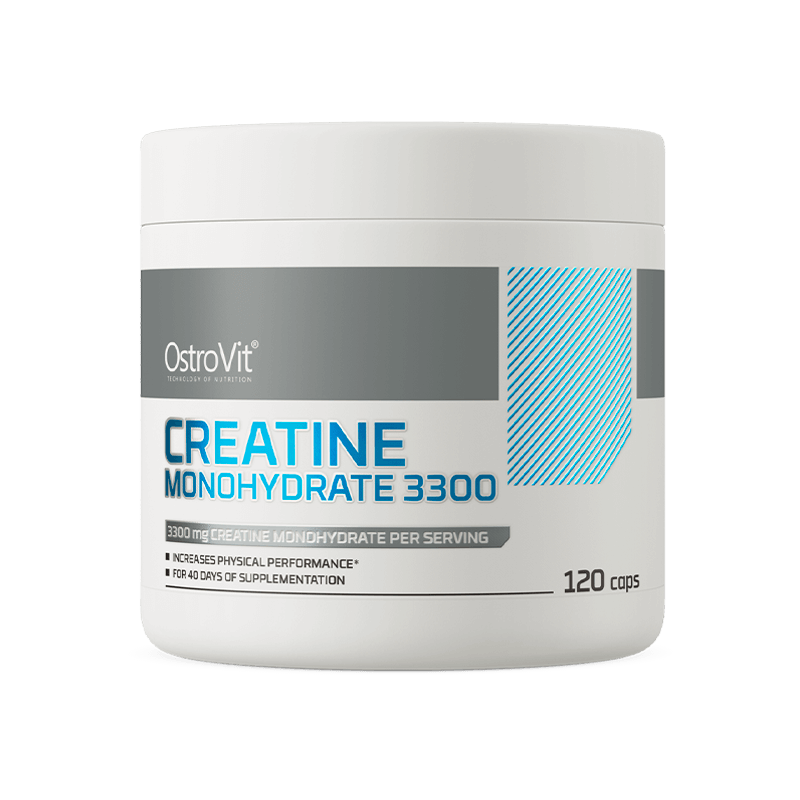 OstroVit Creatine 3300 120 caps - Creatină Monohidrat