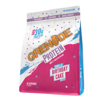 Proteine din Zer Grenade Protein Powder 2kg Birthday Cake
