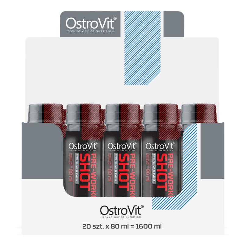 Cutie 20 Shoturi OstroVit Pre-Workout Shot 80ml