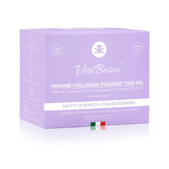 TCC VeriBosco Colagen Marin 7500MG cu aromă de Fructe de Pădure 30 x 7.5g