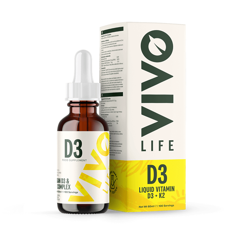 Vivo Vitamina D3 Lichidă 2000UI 50ml