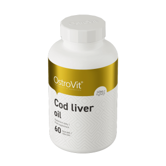 Ulei din Ficat de Cod OstroVit Cod Liver Oil 60 capsule 1