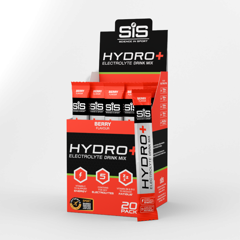SiS HYDRO+ 20 Pack - plicuri de hidratare cu electroliți