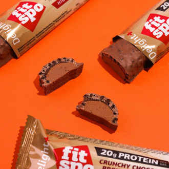 Cutie 12 Batoane Proteice FitSpo Delight Protein Bar 60g - Diverse arome