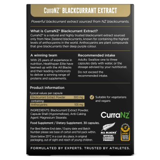 Extract de Coacăze Negre Healthspan Elite CurraNZ 300mg 30 capsule