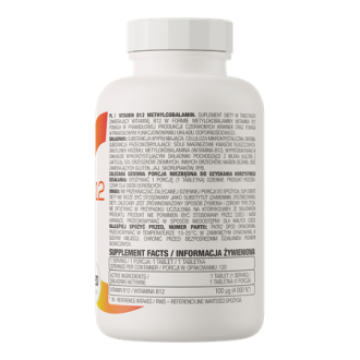 OstroVit Vitamina B12 Metilcobalamină 100mcg 120 tablete