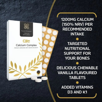 Calciu Complex Healthspan Elite Calcium Complex 120 tablete