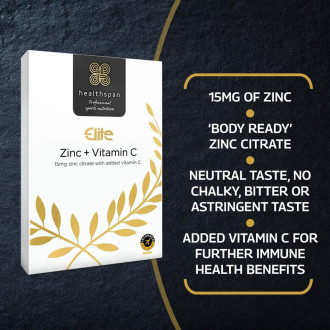 Healthspan Elite Zinc + Vitamina C 180 tablete