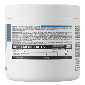 Glicina OstroVit Glycine 200g Natural