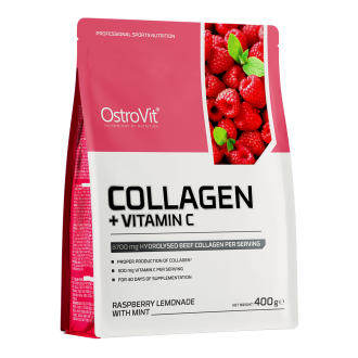 OstroVit Colagen + Vitamina C 400g Raspberry Lemonade