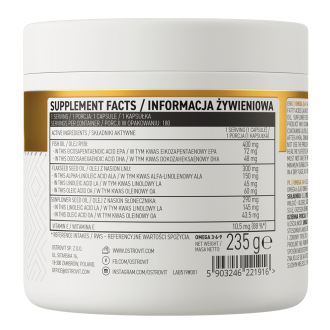 OstroVit Omega 3-6-9 180 capsule