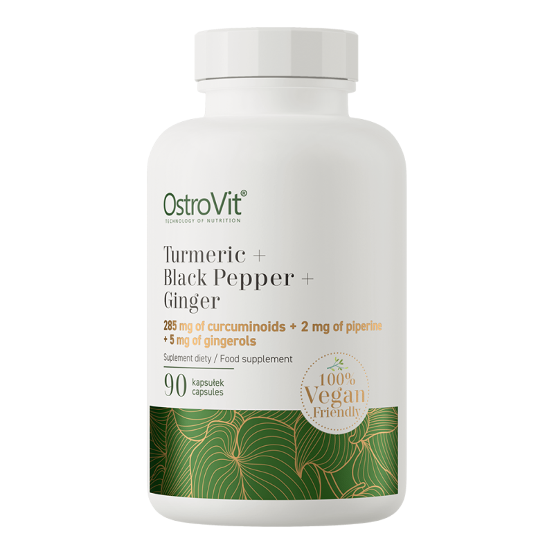 OstroVit Turmeric + Black Pepper + Ginger VEGE 90 capsule