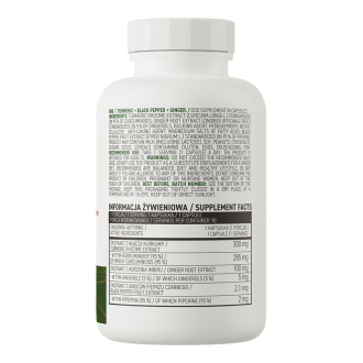 OstroVit Turmeric + Black Pepper + Ginger VEGE 90 capsule