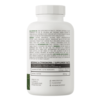 Cafeină OstroVit Caffeine 200mg 200 tablete