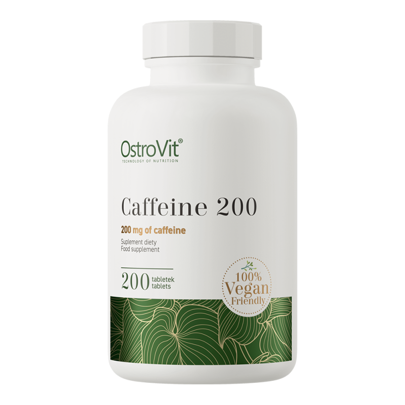 Cafeină OstroVit Caffeine 200mg 200 tablete