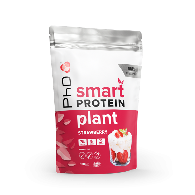 Proteina Vegana PhD Smart Protein PLANT 500g Strawberry