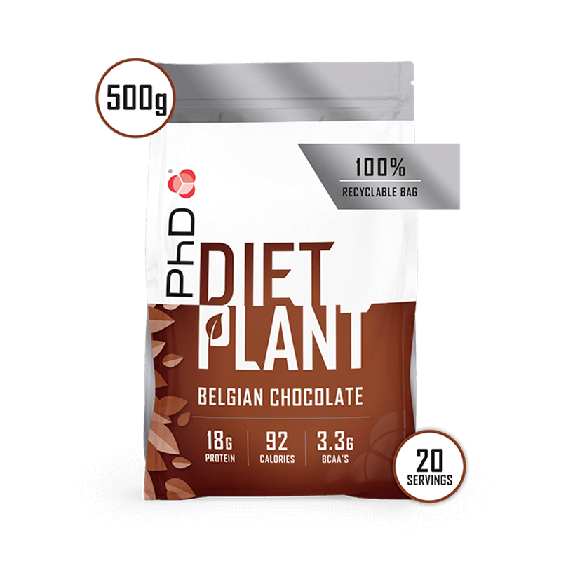 Proteina Vegana PhD Diet Plant Protein 500g Belgian Chocolate