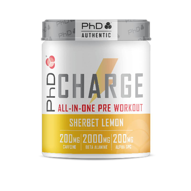 Pre-Workout PhD CHARGE 300g Sherbert Lemon