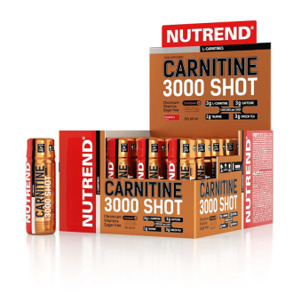 Cutie 20 Shoturi Nutrend L-Carnitină 3000mg 60ml