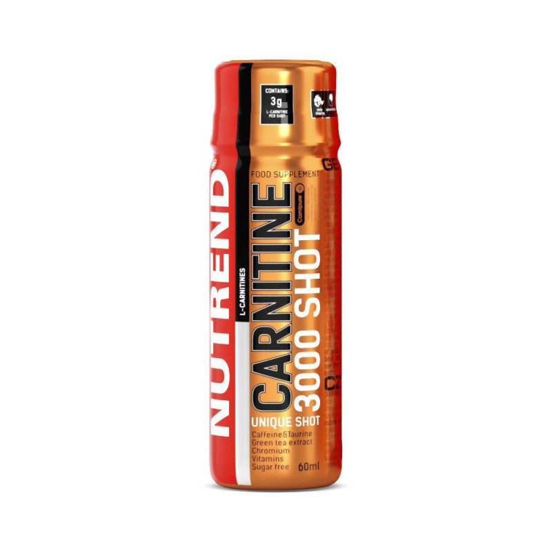 Nutrend Shot L-Carnitină 3000mg 60ml