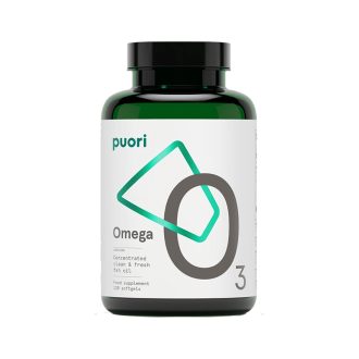 Puori O3 - Omega 3 Ulei de Pește Concentrat și Pur 120 capsule