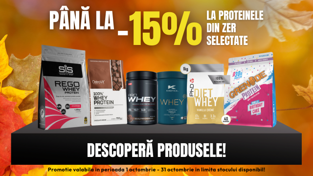 Pana la 15% Reducere Whey Protein